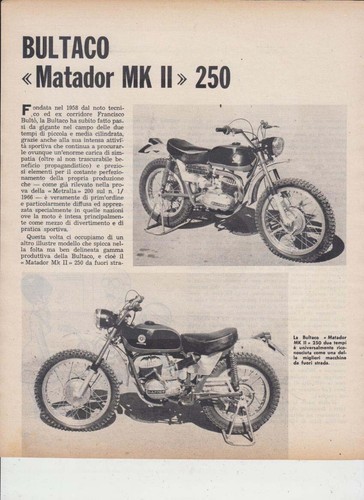 Advertising test moto bultaco - advertising,