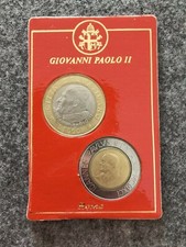 1000 Lire. 500 Lire. Vaticano. Giovanni Paolo II. Benedette. Nuovo. 