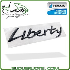 TARGHETTA LATERALE SCRITTA CARENA POSTERIORE PER LIBERTY 50 125 150 IGET PIAGGIO