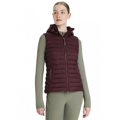 Gilet donna con cappuccio
