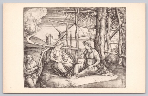 Cartolina incisa sacra - cartolina,