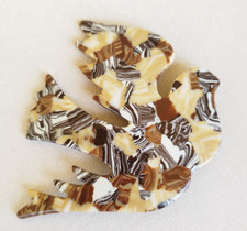 Lea Stein Dove (Size XXL) brooch in perfect condition. Never worn