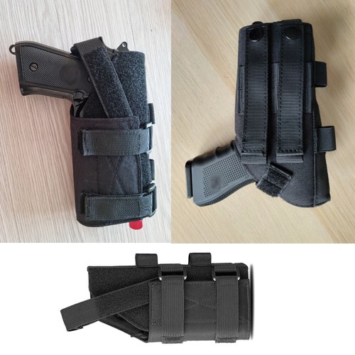 Black tactical molle pistol - black,