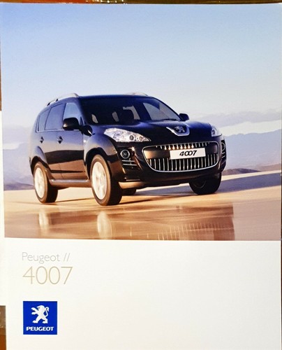 Peugeot 4007 brochure 2008 - peugeot,