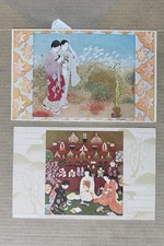 LIBERTY ART NOUVEAU-GIAPPONE GEISHA-LOTTO 2 CARTOLINE-C91-173