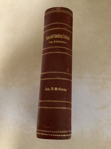 Indian artifact book - indian, 1897