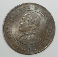 1866 ITALY Papal States Pius
