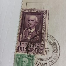 1942 Varietà Marca Da Bollo