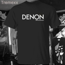 Nuova maglietta Denon Amplificatore Altoparlanti Logo Divertente Made In USA S alla 5XL