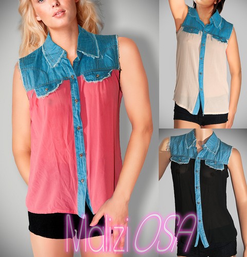 Camicia donna jeans - camicia, in