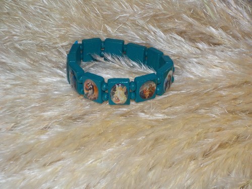 Bracelet bois bleu - bracelet,