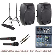 IMPIANTO KARAOKE 812 PACK kit