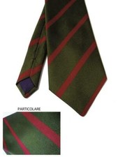 CRAVATTA IN SETA LE CREAZIONI MADE ITALY VERDE / ROSSA