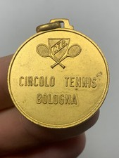 r76_500) Sport Medaglia premio vintage - Gioco tennis MD Ø 32 mm
