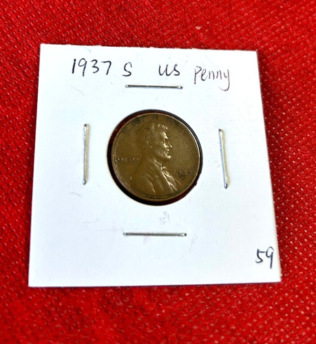 Moneta penny del 1937 - penny, us