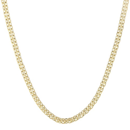 Collana catena bismark - , oro