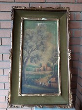 Magnifico olio su tela, fine