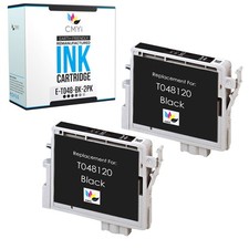 Cartuccia di inchiostro nero compatibile CMYi 2 pezzi T048 per Epson Stylus Photo R300M R330M