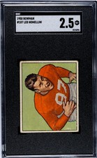 1950 bowman leo nomellini 107 - nomellini, #107
