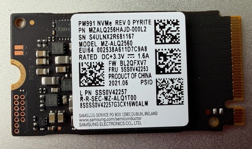 Samsung pm991a 256 2 nvme - pm991a,
