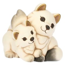 Thun Volpe Bianca Con Cucciolo