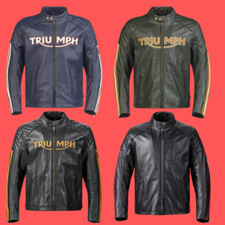 Giacca da equitazione Triumph Braddan moto corsa aerea sportiva pelle biker jacket