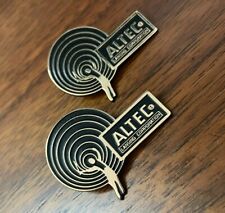 ALTEC SPEAKER CONDUCTOR LOGO BADGE EMBLEMA - Oro/Nero - Nuova riproduzione fai da te