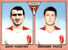 figurina calciatori Mira 1967/68 # Padova Goffi Bergamo
