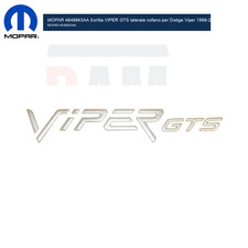 Scritta VIPER GTS laterale cofano