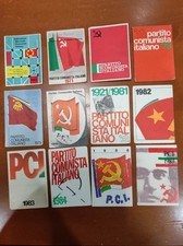 Lotto 30 tessere Partito Comunista Italiano con bollini e CGIL e Flm anni 60