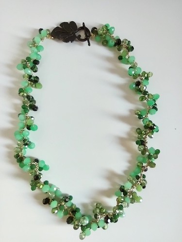 Collana grappolo fatta a - grappolo,