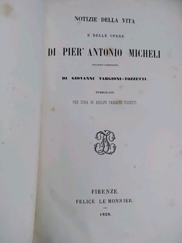 1858 pier antonio micheli - 1858,