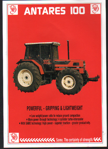 Scheda brochure trattore - , same