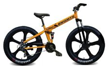 fat bike 26 x 4.0 ammortizzata e pieghevole cerchi neri in magnesio 5 razze