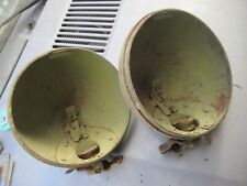 FIAT 514 o similari - Coppia calotte fanali anteriori - Ricambio usato