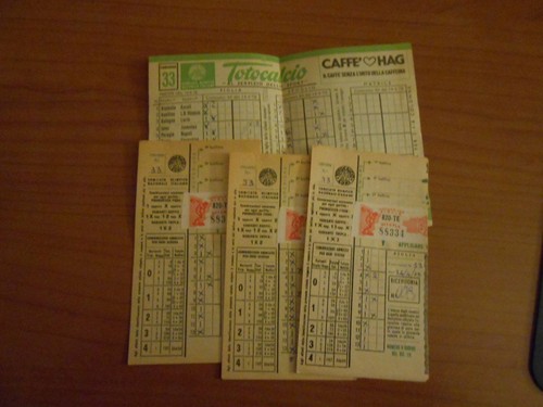 Schedina totocalcio concorso - schedina,