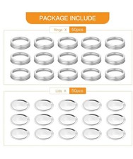 50 set,coperchi e anelli-bocca