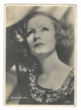 GRETA GARBO VECCHIA CARTOLINA VIAGGATA 1947 FG #431