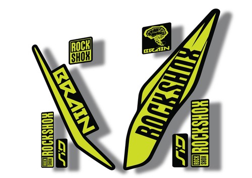 Adesivo decalcomania rock shox - adesivo,