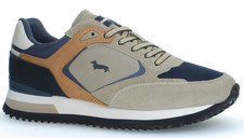 HARMONT & BLAINE EFM252.040.A60.BN SNEAKER SCARPE UOMO LACCI STRINGHE BEIGE AVIO