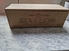 Scatola Vuota/ Empty Box Champagne Krug legno