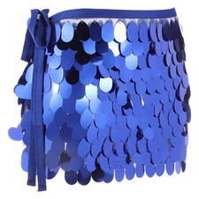 Gonna corta con paillettes da