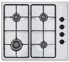 piano cottura a gas 4 fuochi