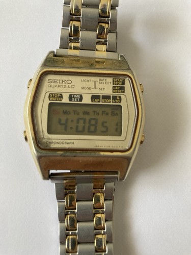 Seiko quartz chronograph - quartz, lc