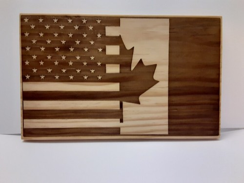 Insegna legno bandiera - in,