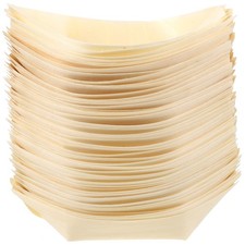  50pcs sushi da servizio vassoio in legno barca da snack per la barca per feste