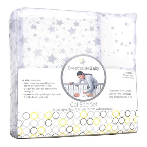 Set letto culla traspirante