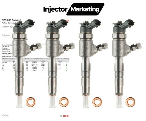 Iniettore 0445110252 - 4x,