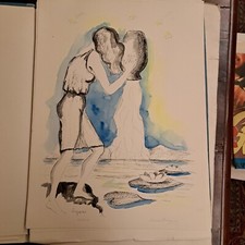 LITOGRAFIA 1985 ANNA CERUTI