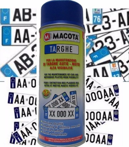 Macota blu targhe auto moto - auto,